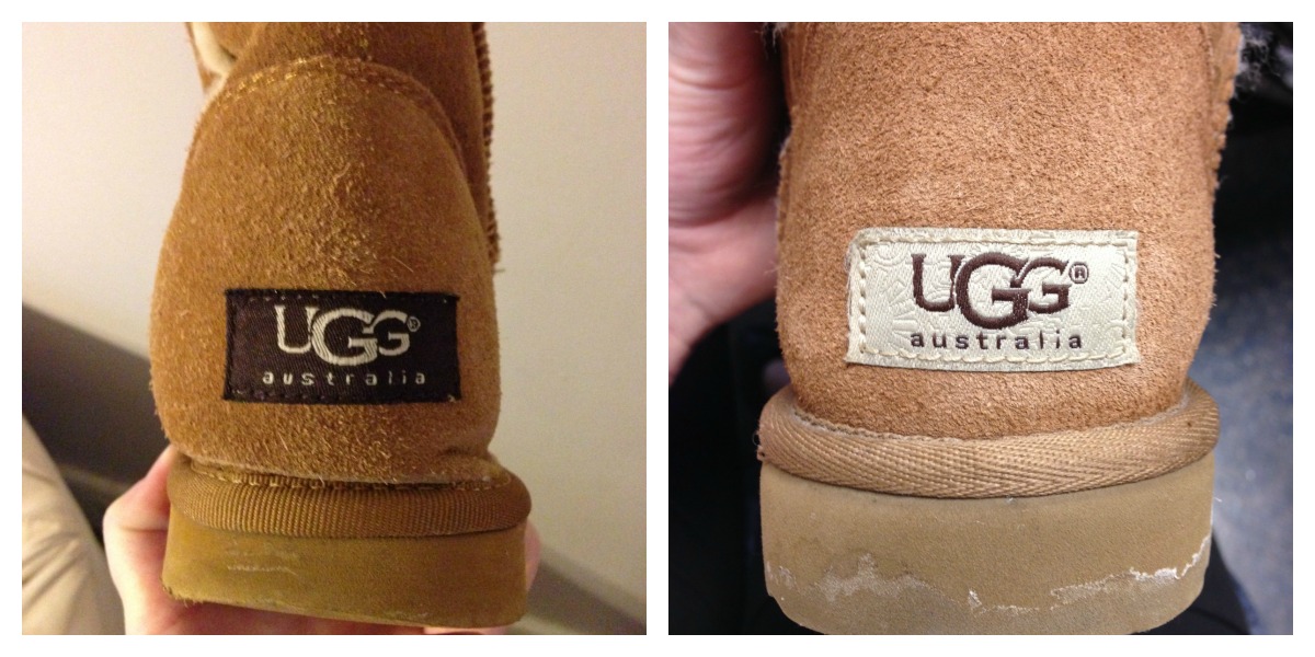 how can u tell if uggs are real or fake